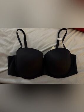 aerie Black Strapless Bra with Adjustable Straps